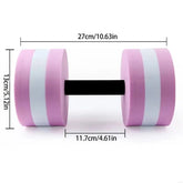 Aquatic Exercise Dumbbells Water Dumbbell Pool Resistance Aquatic Fitness Barbells Pool Weights Dumbbells for Adult