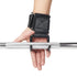 Adjustable Strong Steel Hook Grips Straps Weight Lifting Strength Training Gym Fitness Black Wrist Support Lift Straps