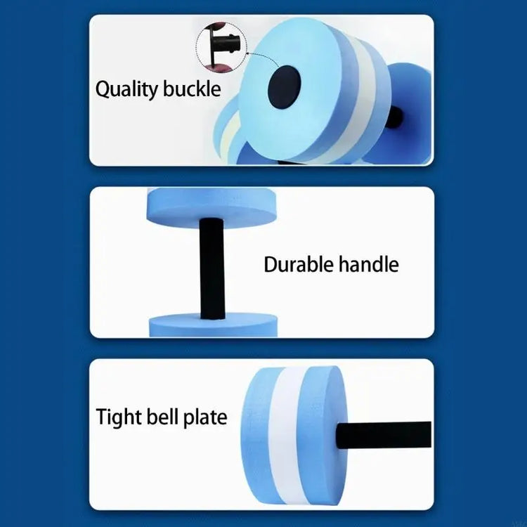Aquatic Exercise Dumbbells Water Dumbbell Pool Resistance Aquatic Fitness Barbells Pool Weights Dumbbells for Adult